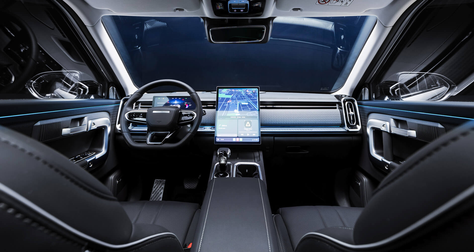 Jaecoo7 SHS - interiér černý